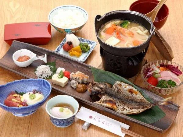 修善寺温泉 ねの湯 対山荘の朝食