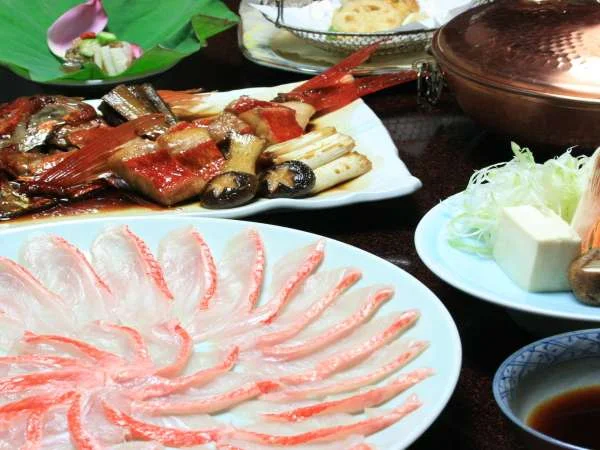 修善寺温泉 国の登録文化財の宿 新井旅館の夕食