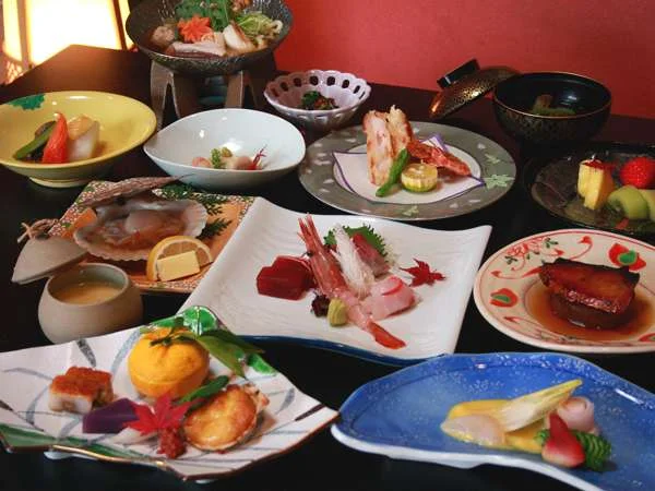 伊豆長岡温泉 招福の宿 ゑびすや(えびすや)の夕食