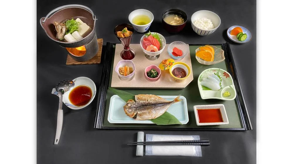 頼朝の湯 本陣の朝食