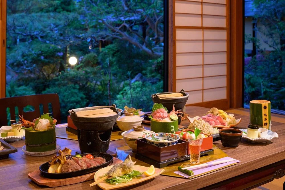 柏倉温泉 太子館の夕食