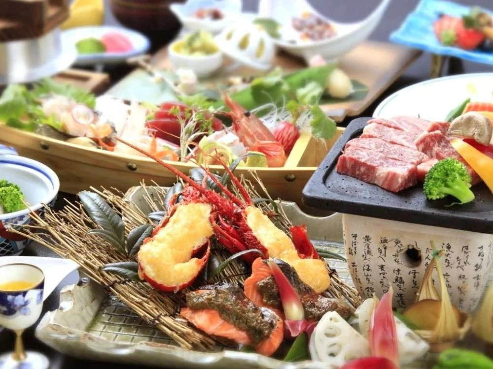 栃木 那須 馬頭温泉郷 南平台温泉ホテルの夕食
