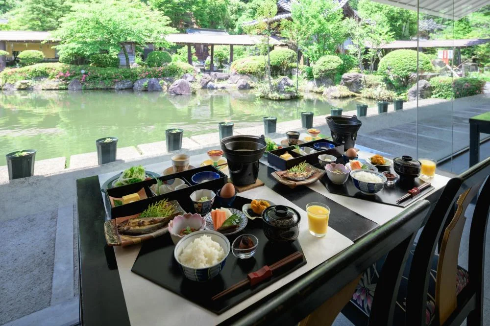 柏倉温泉 太子館の朝食