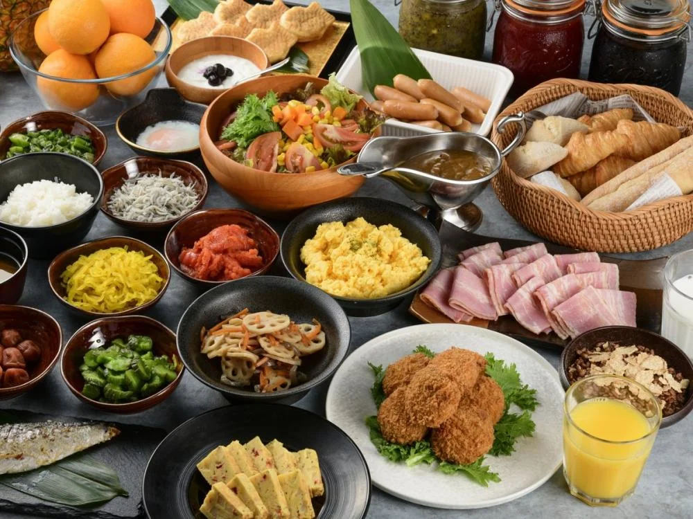 ホテルアジア会館の朝食