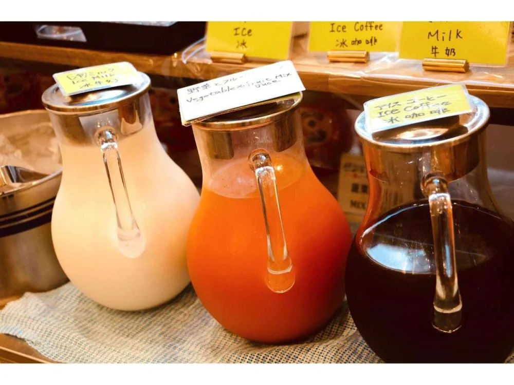 Tマークシティホテル東京大森の朝食のドリンク