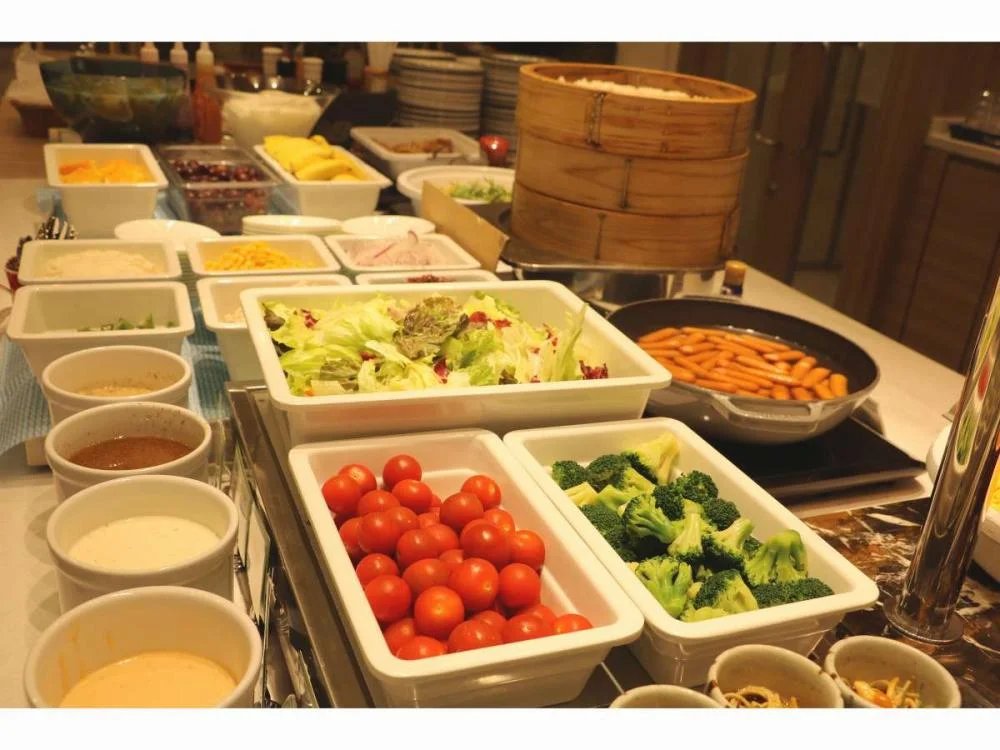 Tマークシティホテル東京大森の朝食のサラダ