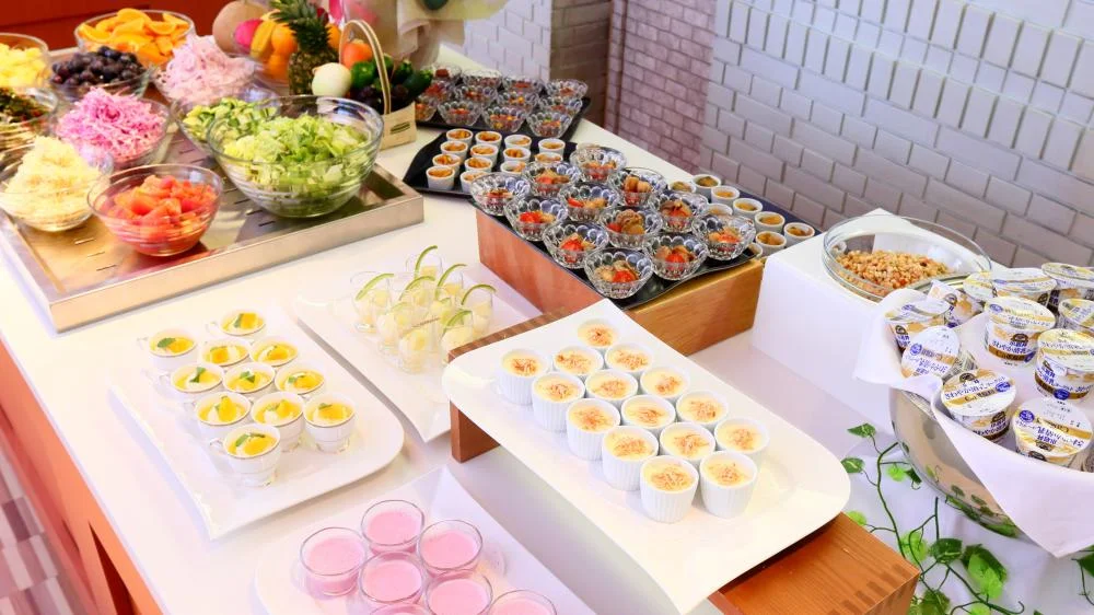 ホテル東京ガーデンパレスの朝食のデザート