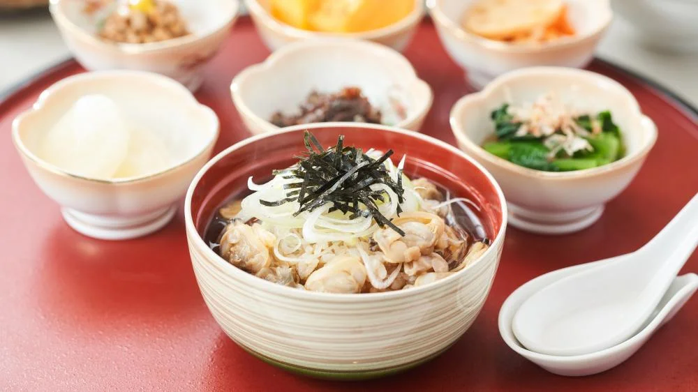 ホテル東京ガーデンパレスの朝食の地元のグルメ