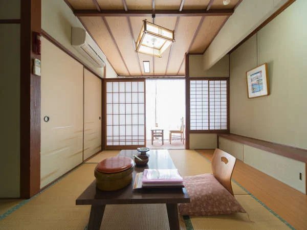 三朝温泉　自家源泉かけ流し露天風呂　清流荘 部屋