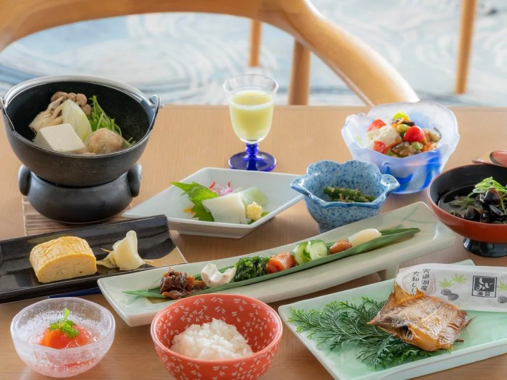 皆生温泉　四季を奏でるさらさの宿　皆生つるやの朝食
