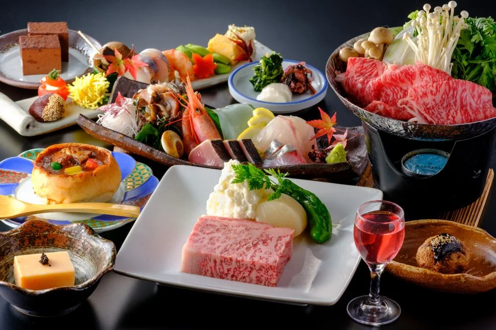 登録有形文化財の宿　木屋旅館 夕食☆