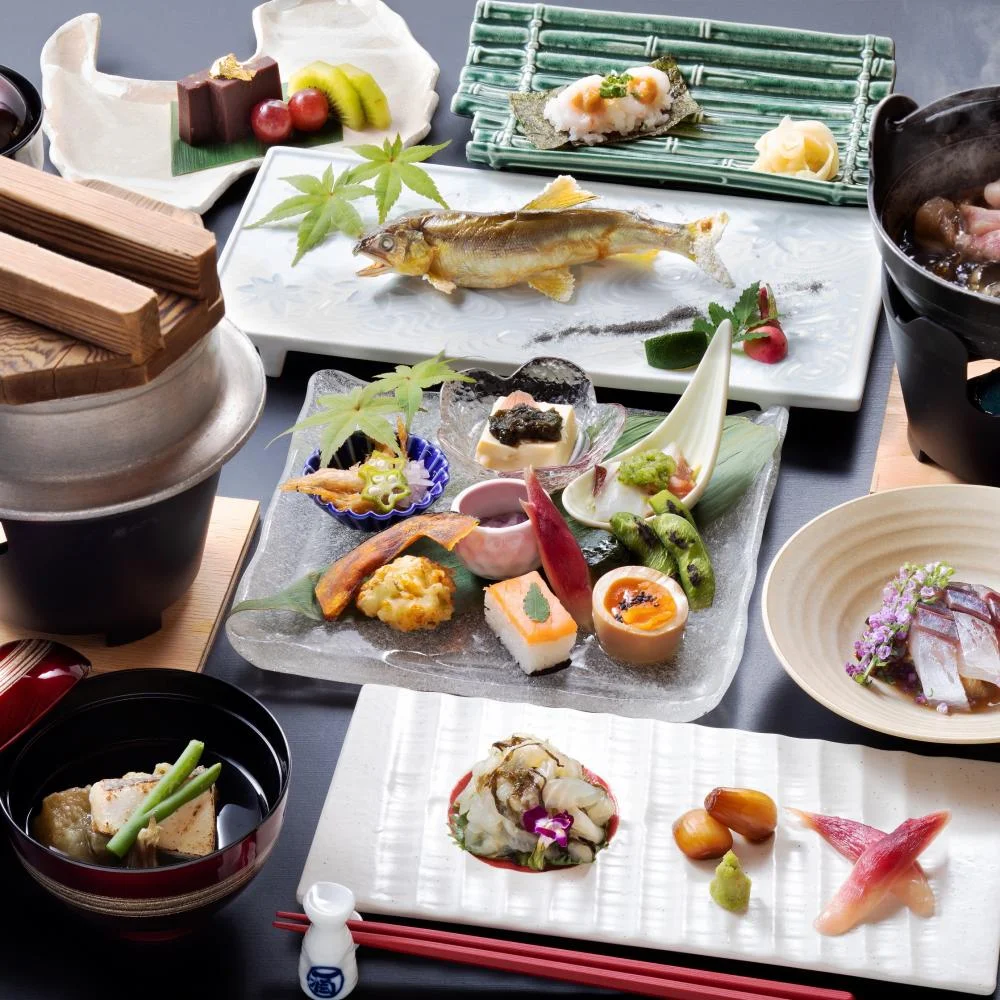 宇奈月温泉 お酒のお宿喜泉(旧:グリーンホテル喜泉)の夕食