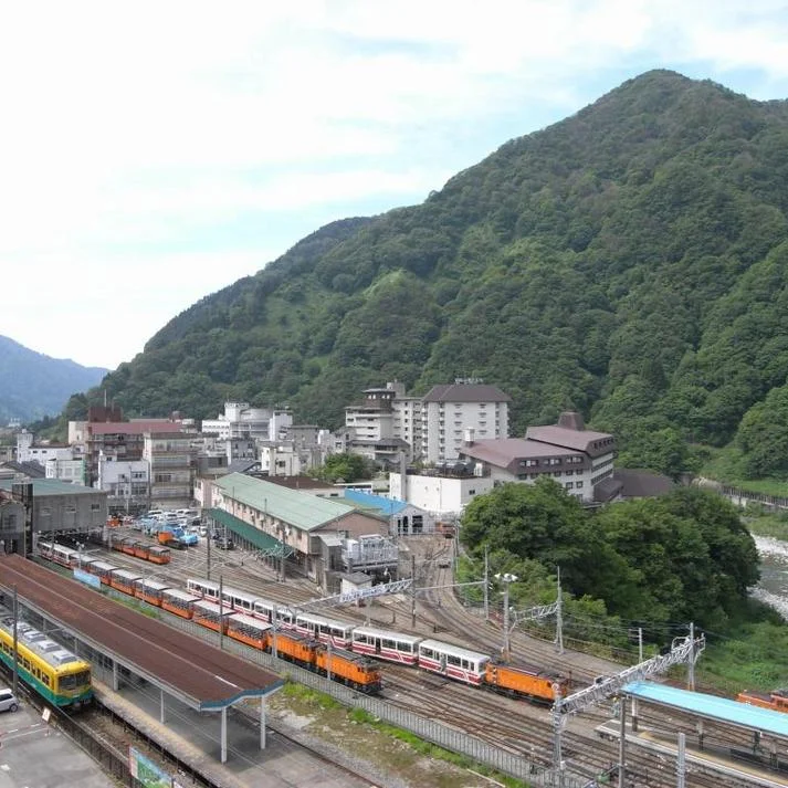 黒部峡谷トロッコ電車駅前 フィール宇奈月からの絶景・眺望