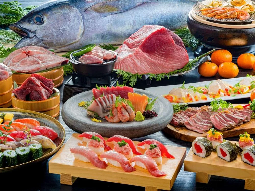 湯快リゾートプレミアム 越之湯の夕食