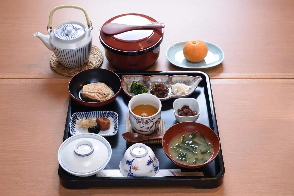 蓮花院の朝食