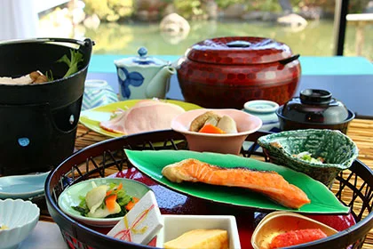 旅館 エビスヤの朝食