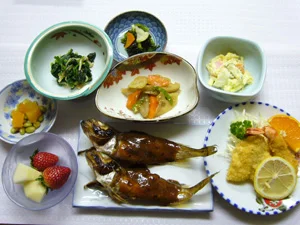 木村屋旅館の夕食