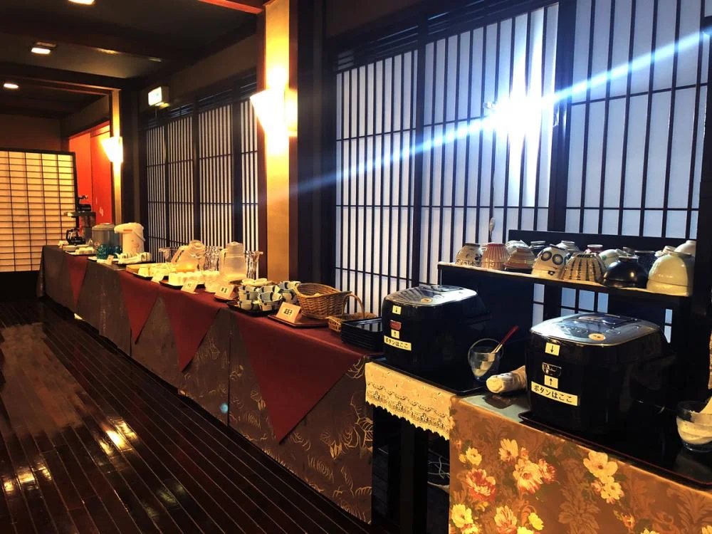 白布温泉 湯滝の宿 西屋の朝食
