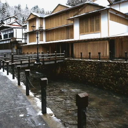 銀山温泉 旅館藤屋の外観