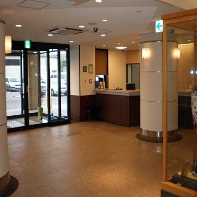 ホテルイン鶴岡のロビー