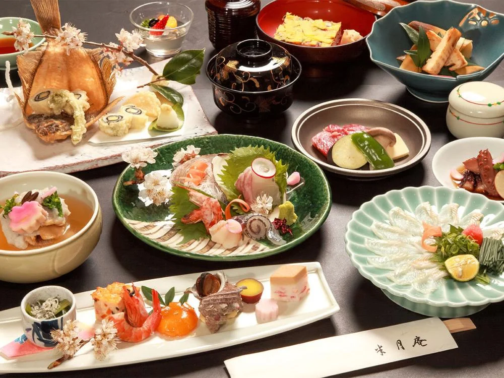 半月庵の夕食