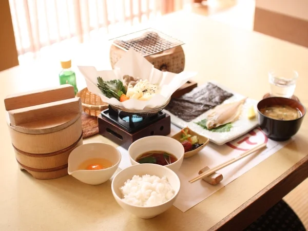 阿知須温泉 てしま旅館の朝食