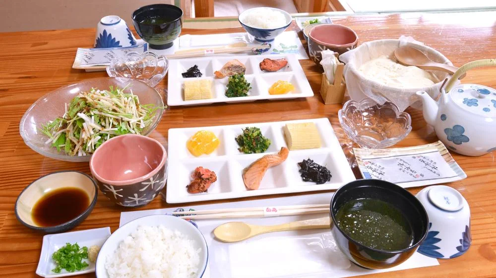 割烹旅館 白為旅館の朝食