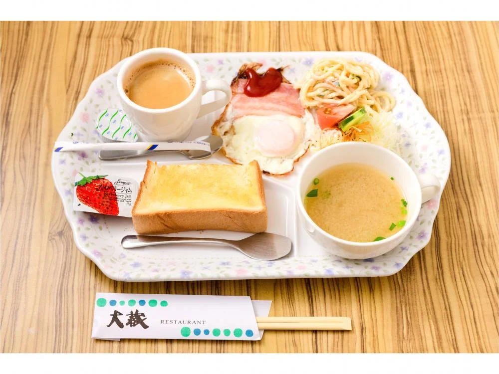 ビジネスホテル みやまの朝食