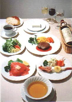 ホテル デュシェルブルーの夕食