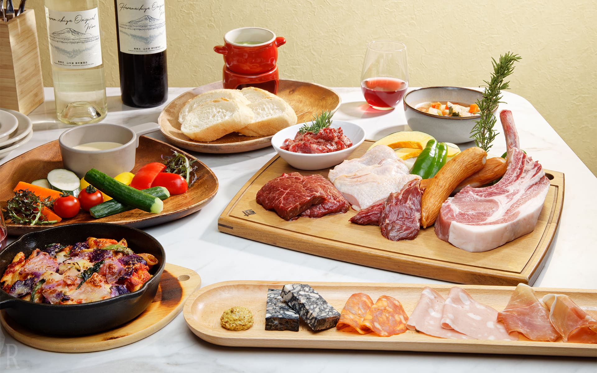 ビジョングランピングリゾート山中湖の夕食