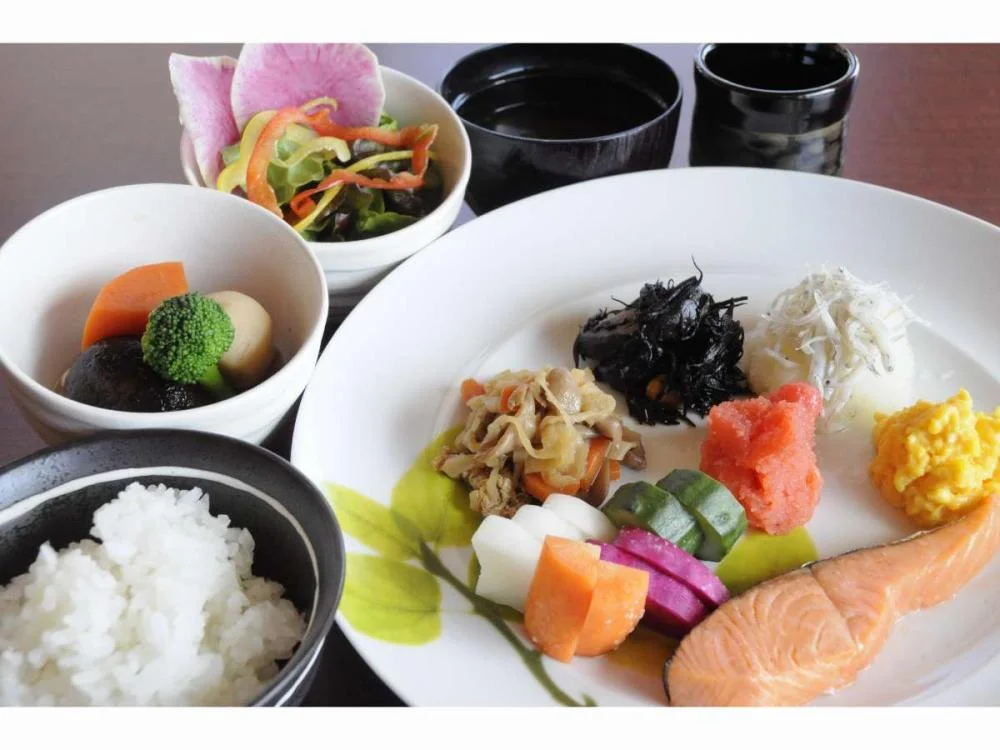 清泉寮の朝食