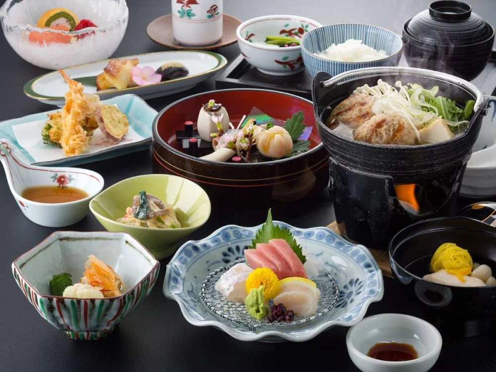 ヴィラ本栖の夕食