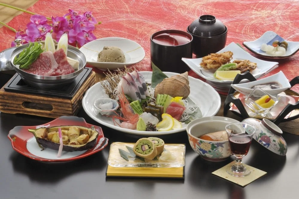 ホテルの夕食