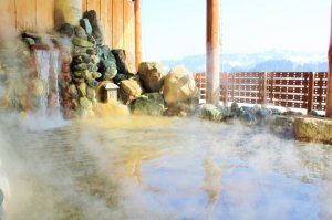 温泉が魅力のイメージ