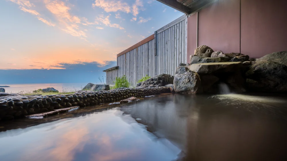 ホテルグランメール　山海荘の露天風呂