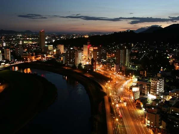 ＡＮＡクラウンプラザホテル熊本ニュースカイの夜景