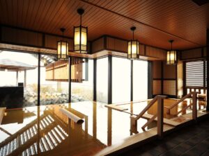 温泉が魅力のイメージ