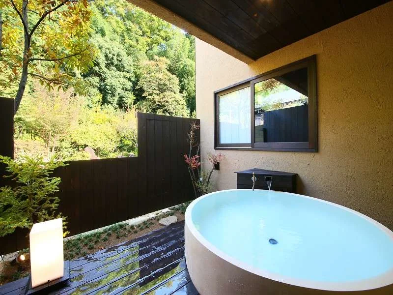 山梨で客室露天風呂が魅力のホテル・旅館