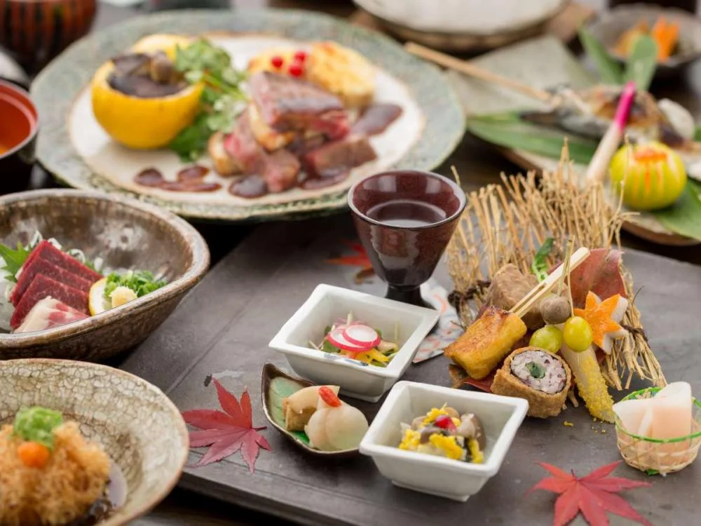 黒川温泉で料理がおいしいホテル・旅館